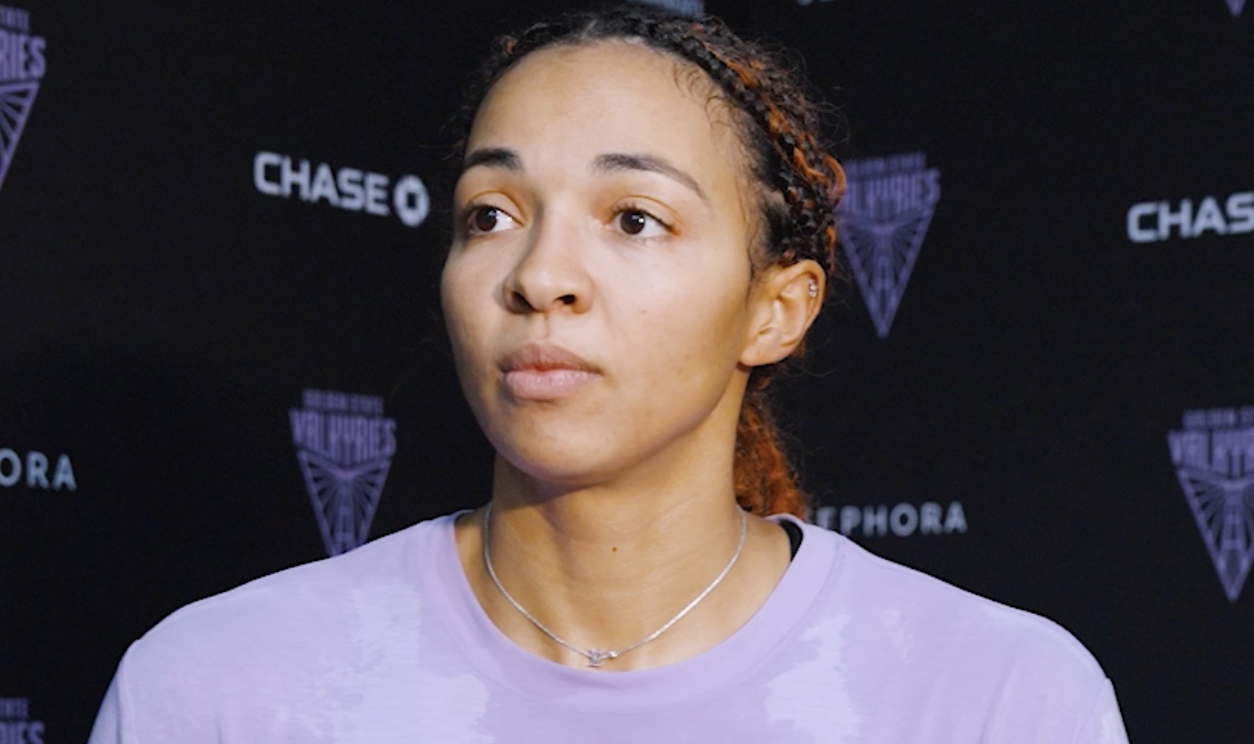 Kiah Stokes After Valkyries Practice Ahead of Game 1 of 2026 WNBA Finals | 10/15/26